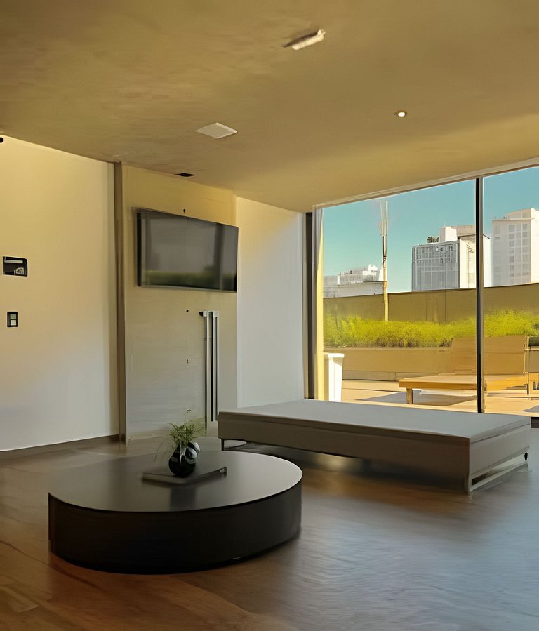 Studio Amplo com Luz Natural I Jardins Alto Padrão