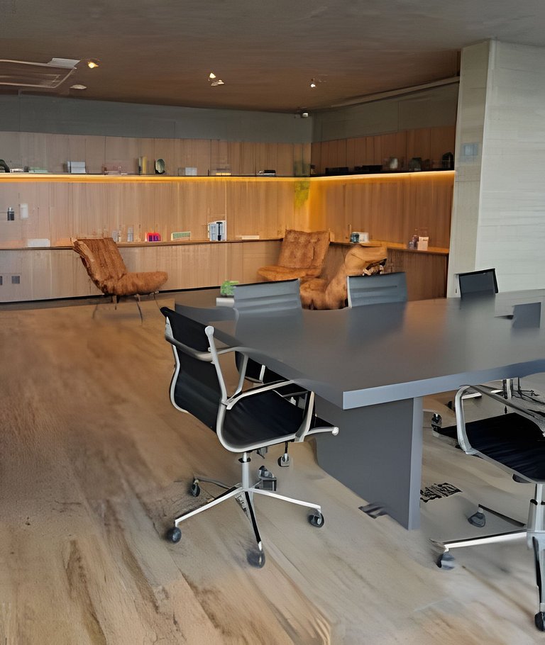 Studio Amplo com Luz Natural I Jardins Alto Padrão