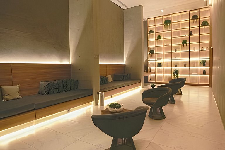 Atmosfera Hachi 307I Minimalismo Impecável Jardins