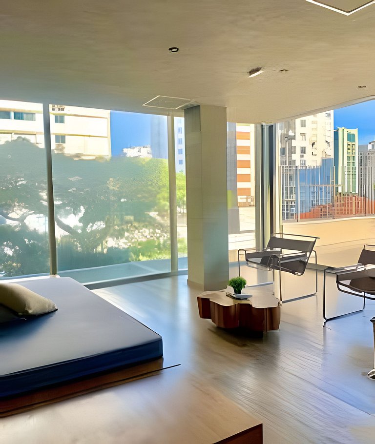 Atmosfera Hachi 307I Minimalismo Impecável Jardins