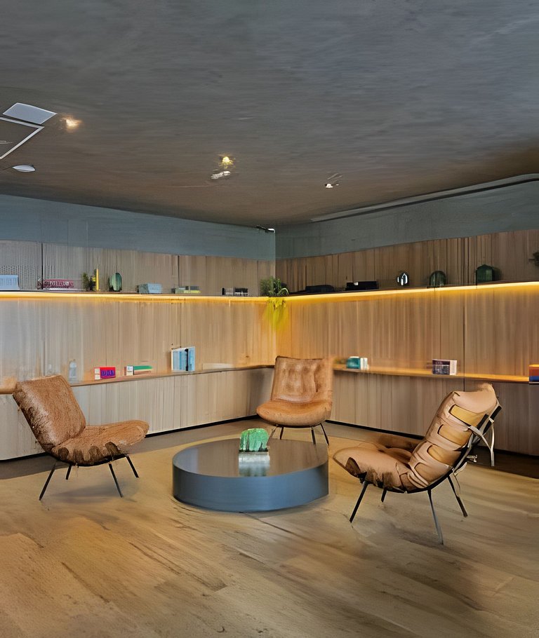 Atmosfera Hachi 307I Minimalismo Impecável Jardins