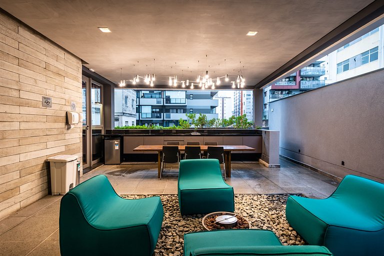 Duplex Elevado • Vista Ampla no Jardins