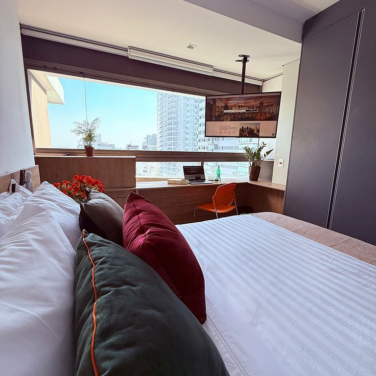 Skyline Studio 16° Andar I Vista Jardins