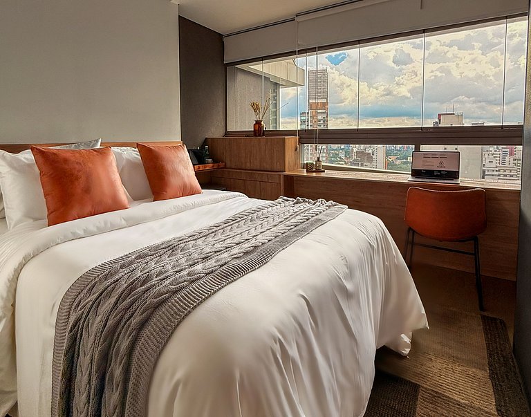 Skyline Studio 16° Andar I Vista Jardins