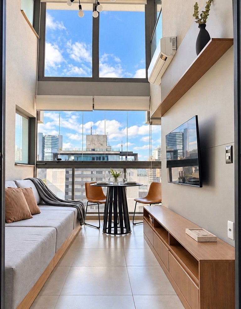 Duplex Skyline Exclusivo na Oscar Freire